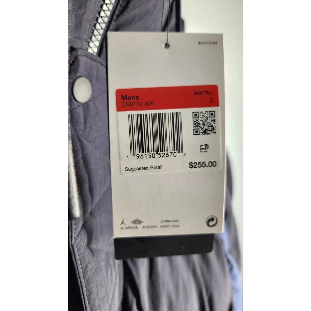 Dallas Mavericks Nike Team Jordan Statement Full Zip Puffer Coat Large $255